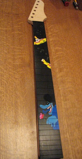 New “Yellow Sub” guitar neck