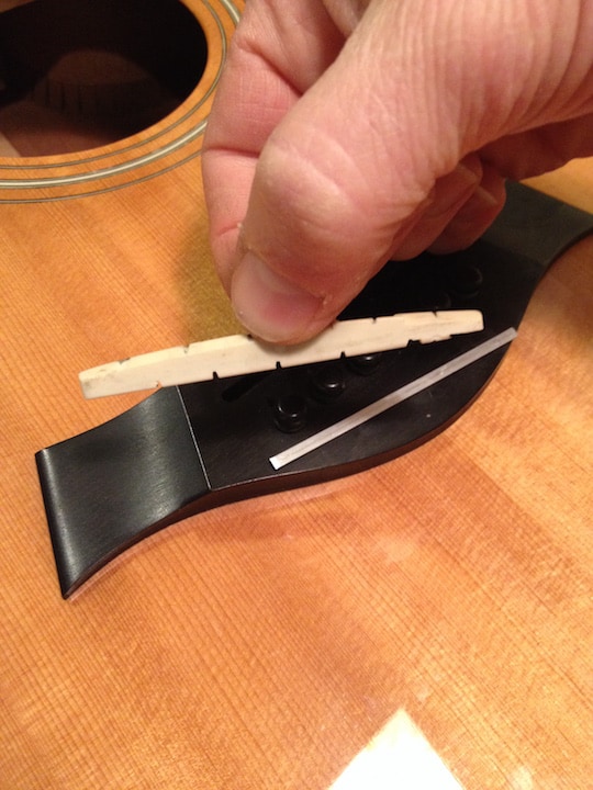 How NOT to modify a guitar saddle